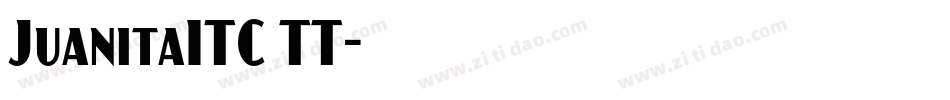 JuanitaITC TT字体转换